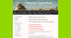 Desktop Screenshot of haus-fuer-gesundheit.de